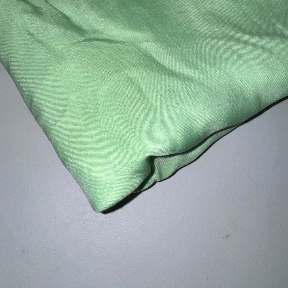 Slinky Linen Look Slub Fabric Mint Green 44" W x 8.5 Yards Semi Sheer Bolt Piece